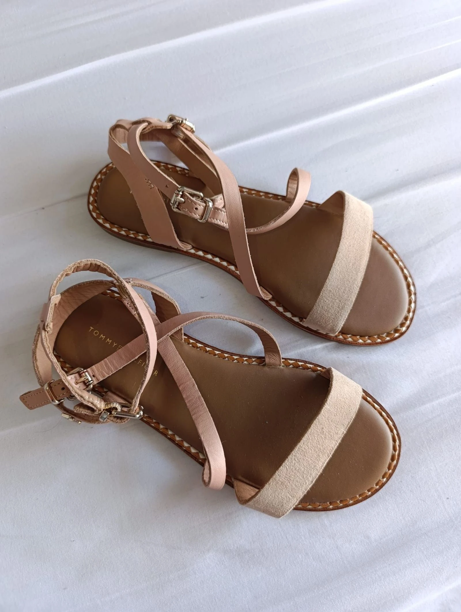 Tommy Hilfiger suede effect sandals women size 37 – photo 5